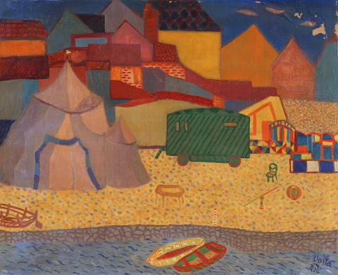 Město s maringotkou